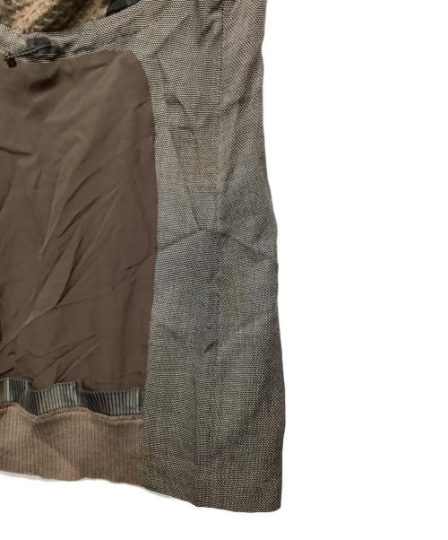 UNDERCOVER（アンダーカバー）UNDERCOVER (アンダーカバー) キャミソールワンピース グレー×ブラウン サイズ:1の古着・服飾アイテム