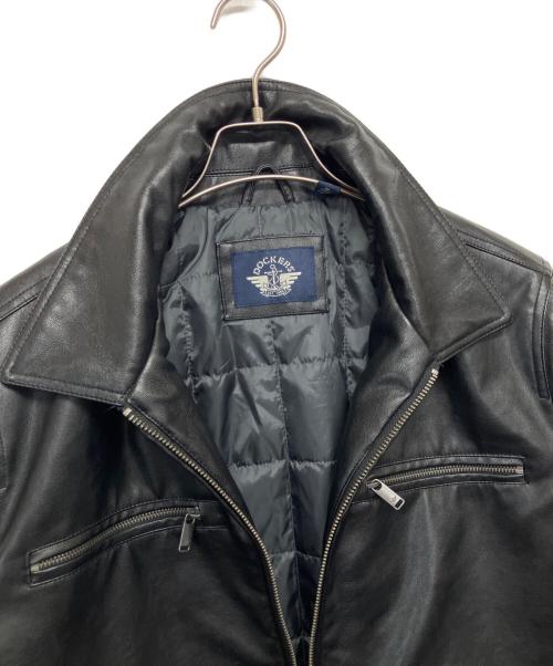 DOCKERS（ドッカーズ）DOCKERS (ドッカーズ) フェイクレザージャケット ブラック サイズ:Mの古着・服飾アイテム