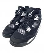 NIKEナイキ）の古着「AIR JORDAN 4」｜ブラック×ホワイト