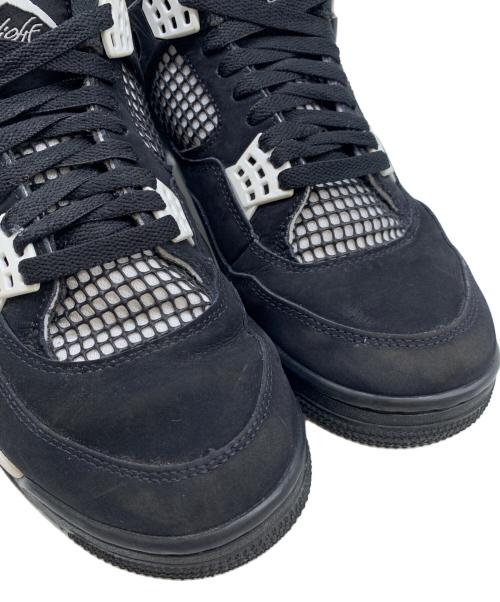 NIKE（ナイキ）NIKE (ナイキ) AIR JORDAN 4 ブラック×ホワイト サイズ:28cmの古着・服飾アイテム