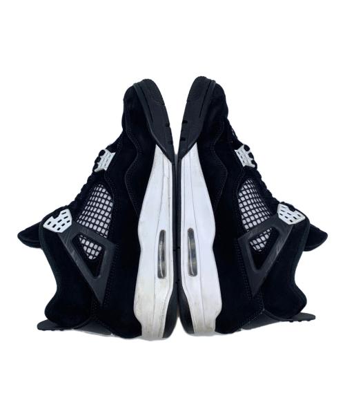 NIKE（ナイキ）NIKE (ナイキ) AIR JORDAN 4 ブラック×ホワイト サイズ:28cmの古着・服飾アイテム
