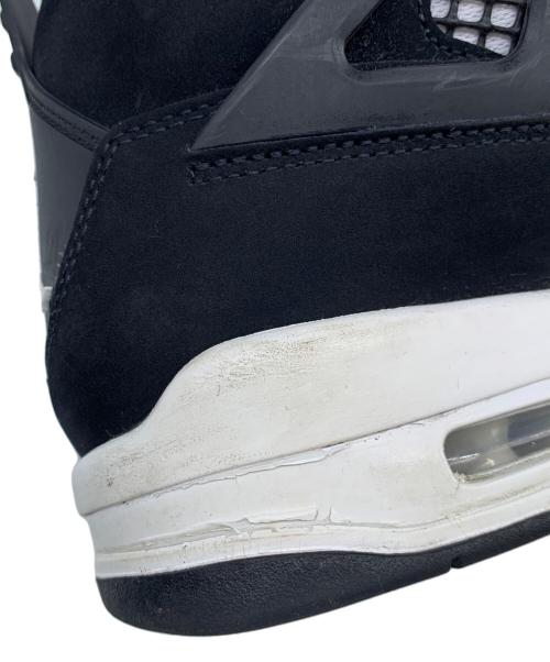NIKE（ナイキ）NIKE (ナイキ) AIR JORDAN 4 ブラック×ホワイト サイズ:28cmの古着・服飾アイテム