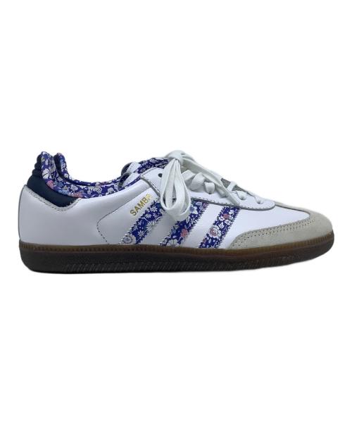 adidas（アディダス）adidas (アディダス) LIBERTY (リバティー) ローカットスニーカー ホワイト×ブルー サイズ:23cmの古着・服飾アイテム