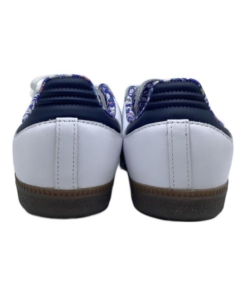 adidas（アディダス）adidas (アディダス) LIBERTY (リバティー) ローカットスニーカー ホワイト×ブルー サイズ:23cmの古着・服飾アイテム