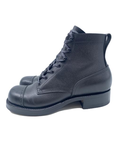 ROLLING DUB TRIO（ローリングダブトリオ）ROLLING DUB TRIO (ローリングダブトリオ) レースアップブーツ ROOTS RDT-BF01 JP BOX CALF ブラック サイズ:25cmの古着・服飾アイテム