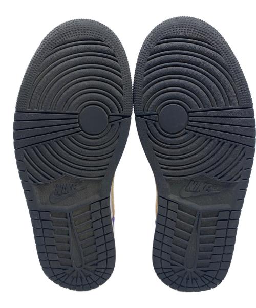 NIKE（ナイキ）NIKE (ナイキ) ハイカットスニーカー パープル×イエロー サイズ:27.5cmの古着・服飾アイテム