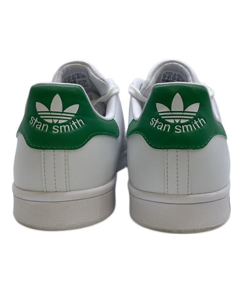 adidas（アディダス）adidas (アディダス) ローカットスニーカー ホワイト×グリーン サイズ:28cmの古着・服飾アイテム