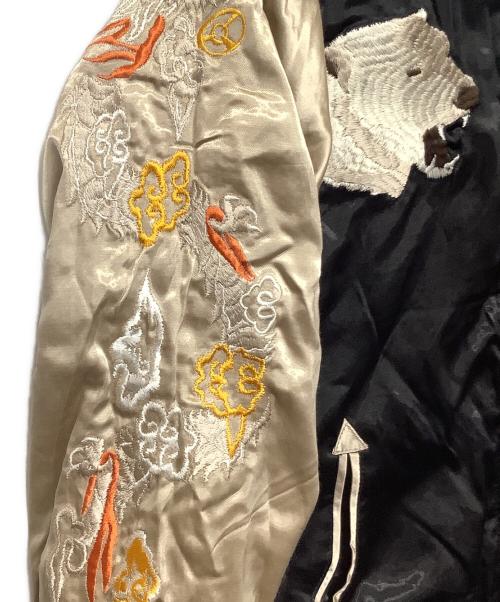 HOUSTON（ヒューストン）HOUSTON (ヒューストン) スカジャン グリーン×ベージュ サイズ:M 未使用品の古着・服飾アイテム