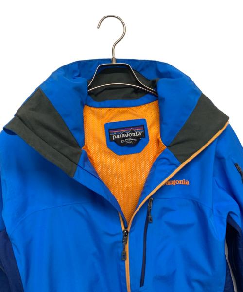 Patagonia（パタゴニア）Patagonia (パタゴニア) パウダーボウルジャケット ブルー×オレンジ サイズ:XSの古着・服飾アイテム