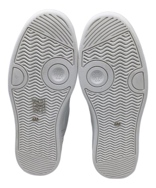 TORY BURCH（トリーバーチ）TORY BURCH (トリーバーチ) レザースニーカー ホワイト サイズ:23cmの古着・服飾アイテム