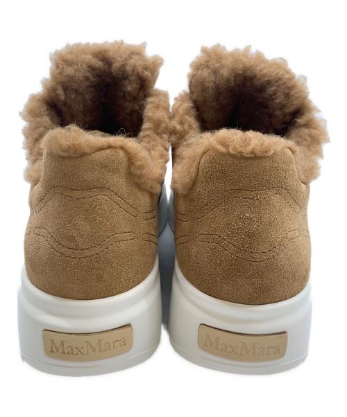 MaxMara（マックスマーラ）MaxMara (マックスマーラ) ムートンスニーカー　Max Mara テディベアアライニング キャラメル サイズ:36の古着・服飾アイテム