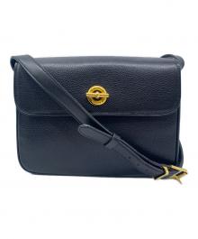 CELINE（セリーヌ）の古着「レザーショルダーバッグ」｜ブラック