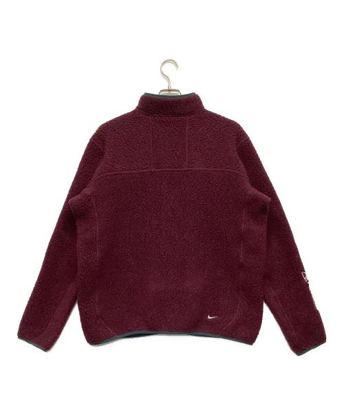 NIKE ACG（ナイキエーシージー）NIKE ACG (ナイキエーシージー) Arctic Wolf Full Zip Top Night Maroon ボルドー×グリーン サイズ:Lの古着・服飾アイテム