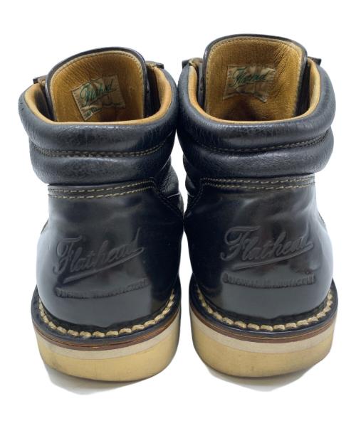 THE FLAT HEAD（ザ・フラットヘッド）THE FLAT HEAD (ザ・フラットヘッド) Danner (ダナー) ワークブーツ ブラック サイズ:10の古着・服飾アイテム