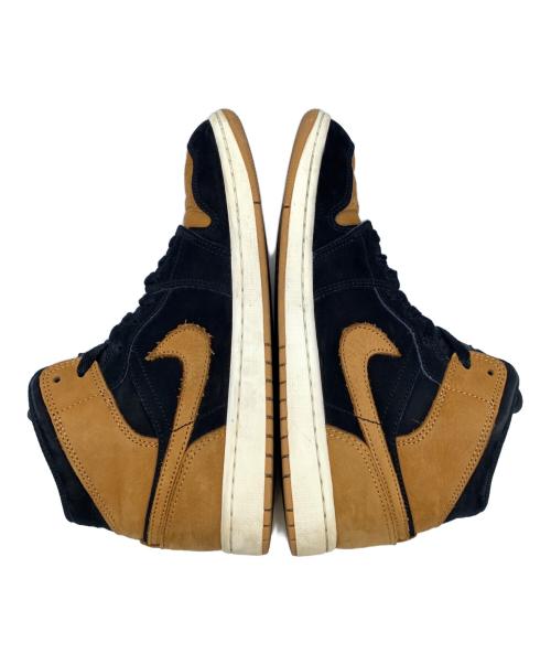 NIKE（ナイキ）NIKE (ナイキ) AIR JORDAN 1 ブラウン×ブラック サイズ:26.5cmの古着・服飾アイテム