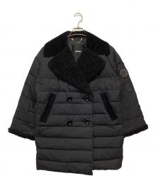 DIESEL（ディーゼル）の古着「ボアダウンジャケット」｜ブラック