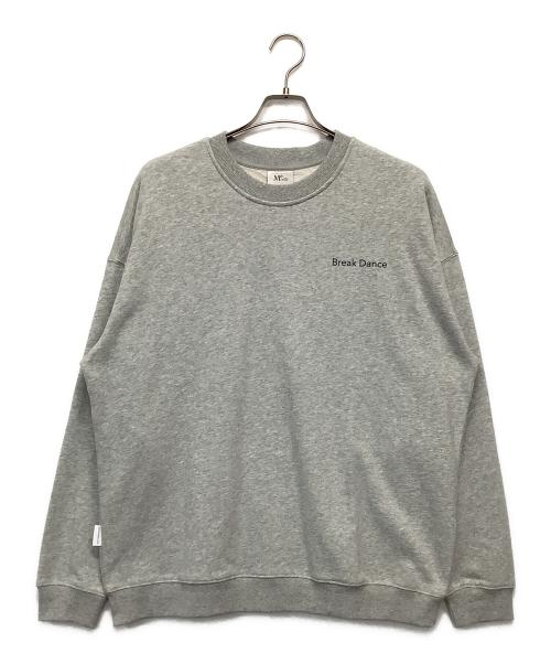 MO（モー）MO (モー) スウェット ライトグレー サイズ:Lの古着・服飾アイテム