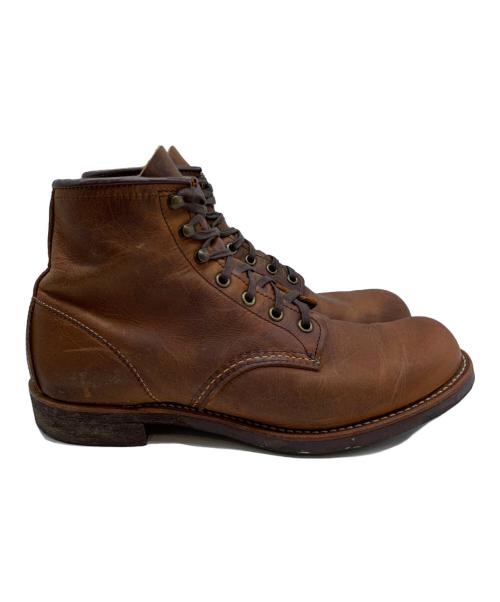 RED WING（レッドウィング）RED WING (レッドウィング) レザーショートブーツ ブラウン サイズ:27cmの古着・服飾アイテム
