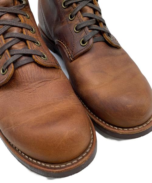 RED WING（レッドウィング）RED WING (レッドウィング) レザーショートブーツ ブラウン サイズ:27cmの古着・服飾アイテム