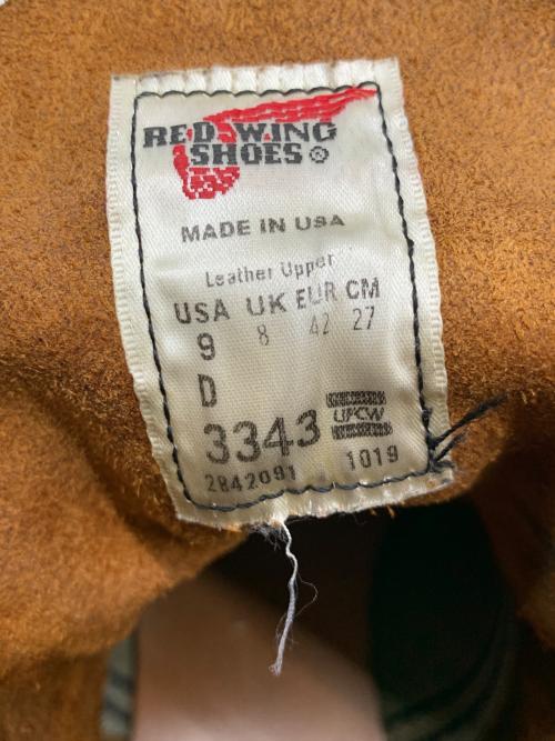 RED WING（レッドウィング）RED WING (レッドウィング) レザーショートブーツ ブラウン サイズ:27cmの古着・服飾アイテム