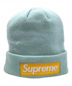 SUPREME×New Eraシュプリーム×ニューエラ）の古着「ニット帽」｜黄緑