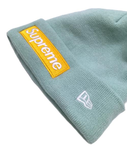 SUPREME（シュプリーム）SUPREME (シュプリーム) New Era (ニューエラ) ニット帽 黄緑の古着・服飾アイテム
