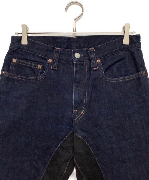 KOJIMA JEANES（コジマジーンズ）KOJIMA JEANES (コジマジーンズ) デニムパンツ インディゴ×ブラック サイズ:SIZE 32の古着・服飾アイテム