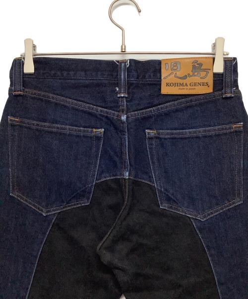 KOJIMA JEANES（コジマジーンズ）KOJIMA JEANES (コジマジーンズ) デニムパンツ インディゴ×ブラック サイズ:SIZE 32の古着・服飾アイテム