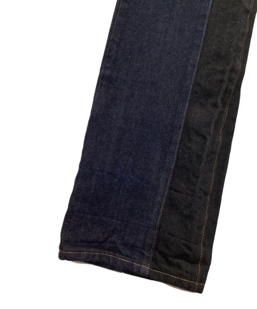 KOJIMA JEANES（コジマジーンズ）KOJIMA JEANES (コジマジーンズ) デニムパンツ インディゴ×ブラック サイズ:SIZE 32の古着・服飾アイテム