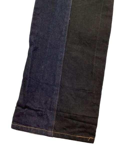 KOJIMA JEANES（コジマジーンズ）KOJIMA JEANES (コジマジーンズ) デニムパンツ インディゴ×ブラック サイズ:SIZE 32の古着・服飾アイテム
