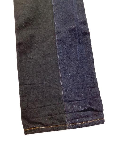 KOJIMA JEANES（コジマジーンズ）KOJIMA JEANES (コジマジーンズ) デニムパンツ インディゴ×ブラック サイズ:SIZE 32の古着・服飾アイテム