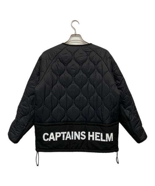 CAPTAINS HELM（キャプテンズヘルム）CAPTAINS HELM (キャプテンズヘルム) キルティングジャケット ブラック サイズ:Mの古着・服飾アイテム