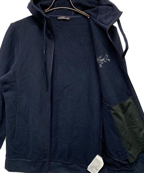 ARC'TERYX（アークテリクス）ARC'TERYX (アークテリクス) BIRD EMBLEM FULL ZIP HOODY ネイビー サイズ:Sの古着・服飾アイテム