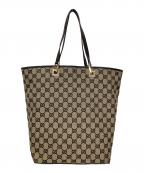 GUCCIグッチ）の古着「トートバッグ」｜ベージュ