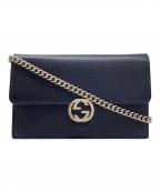GUCCIグッチ）の古着「ショルダーバッグ」｜ブラック