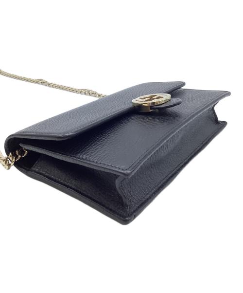 GUCCI（グッチ）GUCCI (グッチ) ショルダーバッグ ブラックの古着・服飾アイテム