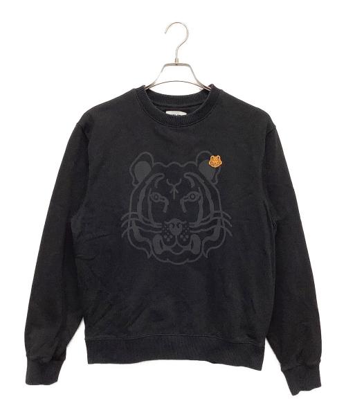 KENZO（ケンゾー）KENZO (ケンゾー) クルーネックスウェット ブラック サイズ:Ｓの古着・服飾アイテム