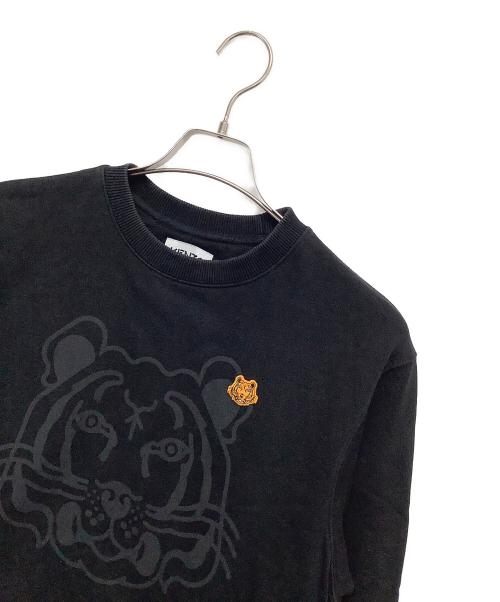 KENZO（ケンゾー）KENZO (ケンゾー) クルーネックスウェット ブラック サイズ:Ｓの古着・服飾アイテム
