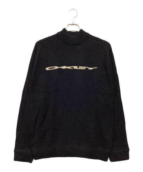 OAKLEY（オークリー）OAKLEY (オークリー) 厚手ニット ブラック×ベージュ サイズ:M 未使用品の古着・服飾アイテム