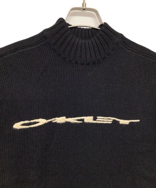 OAKLEY（オークリー）OAKLEY (オークリー) 厚手ニット ブラック×ベージュ サイズ:M 未使用品の古着・服飾アイテム