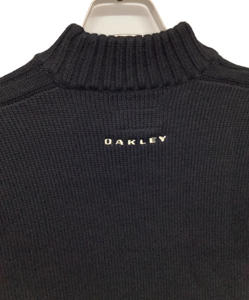 OAKLEY（オークリー）OAKLEY (オークリー) 厚手ニット ブラック×ベージュ サイズ:M 未使用品の古着・服飾アイテム