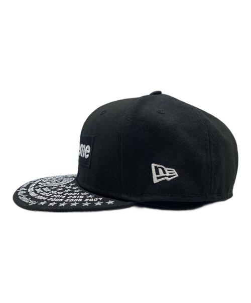 New Era（ニューエラ）New Era (ニューエラ) Supreme (シュプリーム) Undisputed Box Logo New Era ブラック サイズ:7 1/4の古着・服飾アイテム