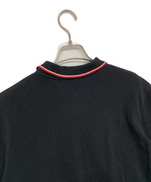 DIESEL（ディーゼル）DIESEL (ディーゼル) ポロシャツ ブラック×レッド サイズ:Lの古着・服飾アイテム