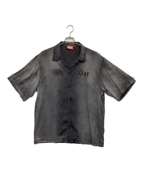 DIESEL（ディーゼル）DIESEL (ディーゼル) 半袖シャツ グレー サイズ:48の古着・服飾アイテム