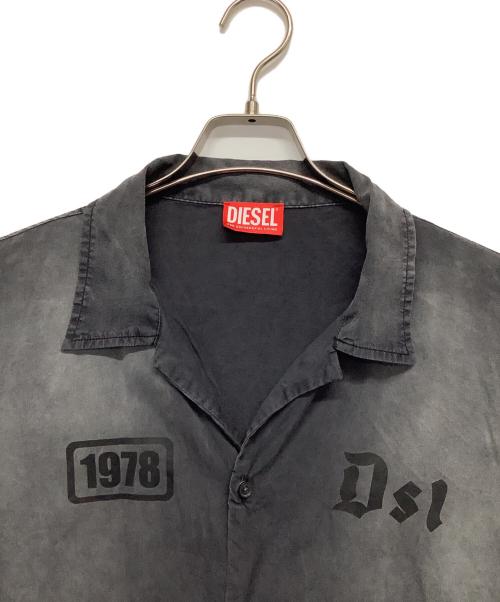 DIESEL（ディーゼル）DIESEL (ディーゼル) 半袖シャツ グレー サイズ:48の古着・服飾アイテム