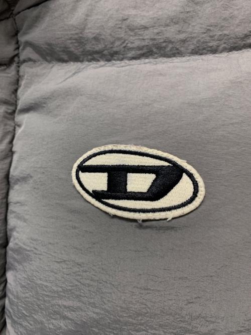 DIESEL（ディーゼル）DIESEL (ディーゼル) ダウンベスト グレー サイズ:Sの古着・服飾アイテム