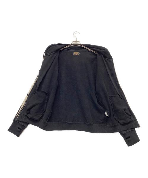VANSON（バンソン）VANSON (バンソン) ジップパーカー ブラック サイズ:XLの古着・服飾アイテム