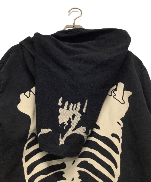 VANSON（バンソン）VANSON (バンソン) ジップパーカー ブラック サイズ:XLの古着・服飾アイテム