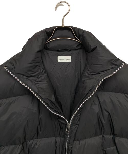 upper hights（アッパーハイツ）upper hights (アッパーハイツ) ビックダウンベスト ブラックの古着・服飾アイテム