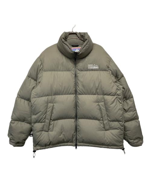 FIRST DOWN（ファーストダウン）FIRST DOWN (ファーストダウン) ダウンジャケット グレー サイズ:XLの古着・服飾アイテム